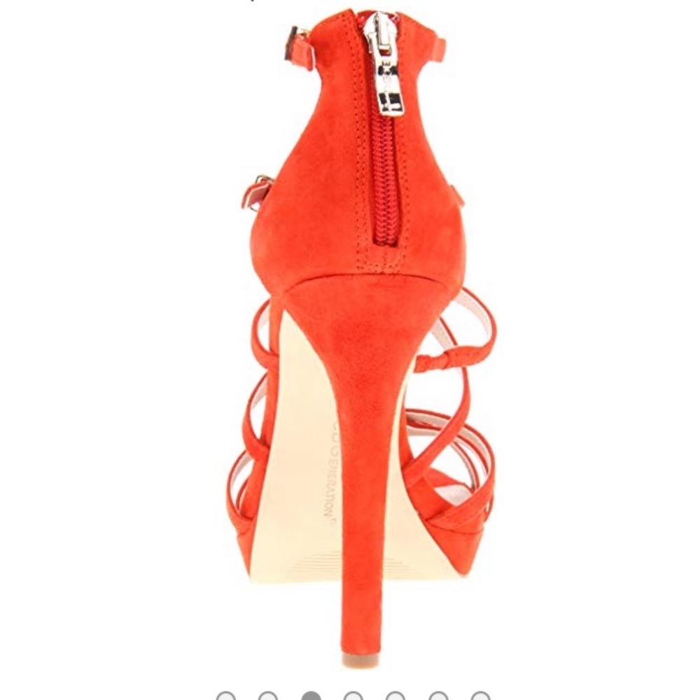 BCBG Montie Sandal in shade tangerine - Picture 5 of 5